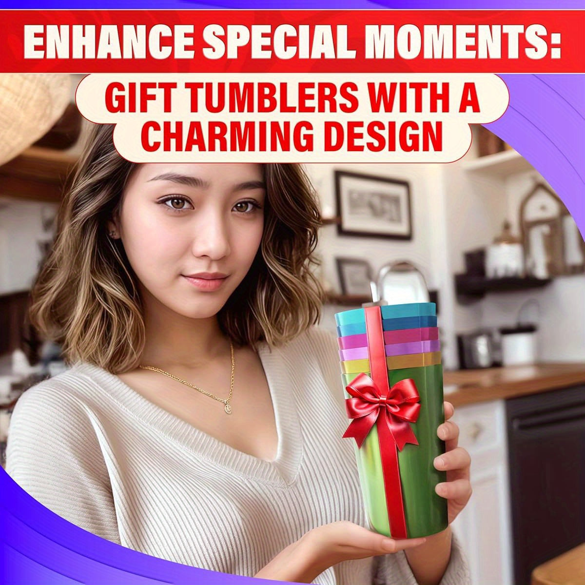 6pcs Aluminum Tumblers 15oz - Lightweight, Durable, and Reusable Metal Cups | Vibrant Festive Colors for Hot and Cold Beverages | Sturdy Anodized Design for Parties and Outdoor Use | Hand Wash Only